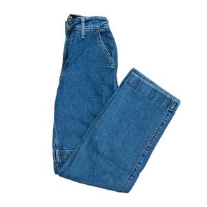 blue hollister dad jeans